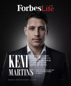 Keni Martins, do Rap in Cena, ganha destaque internacional na Forbes Life
