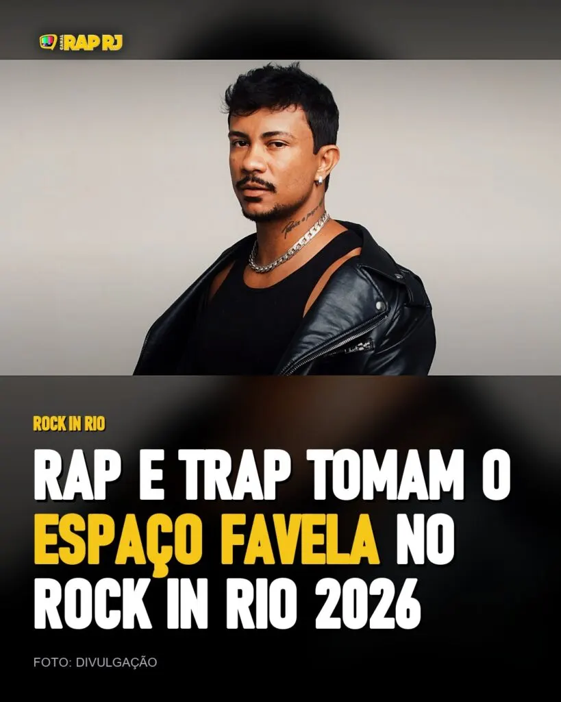Rock in Rio 2026: o rap e o trap no Espaço Favela, dia a dia - Canal RapRJ